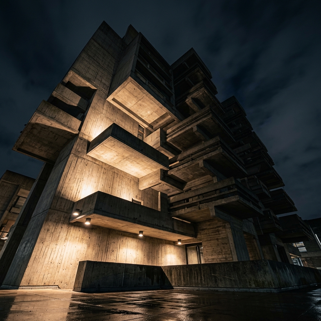 RED Executives Headquarters Brutalist Architecture